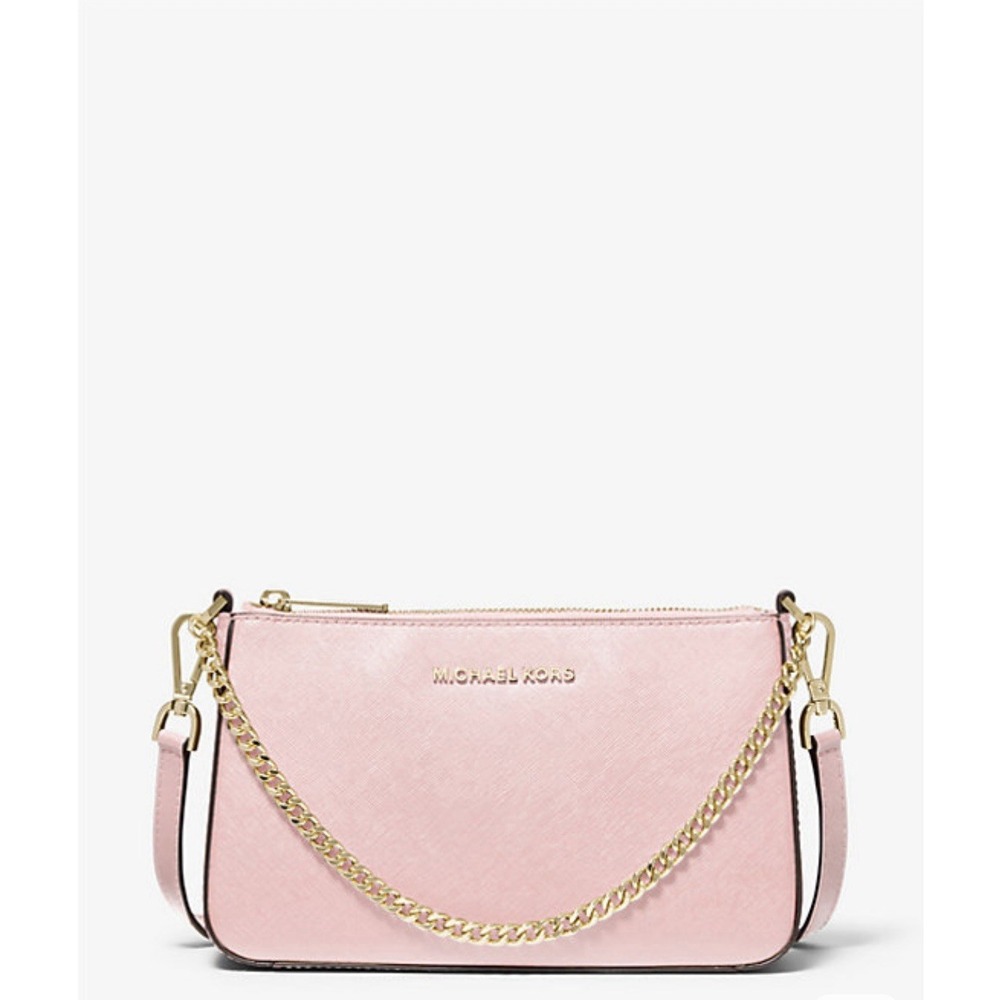 Michael Kors Jet Set Medium Saffiano Leather Crossbody Bag